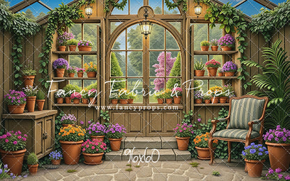 Violet Lavender Greenhouse - With Sweep Option