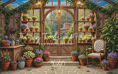 Vivid Blooming Greenhouse - With Sweep Option