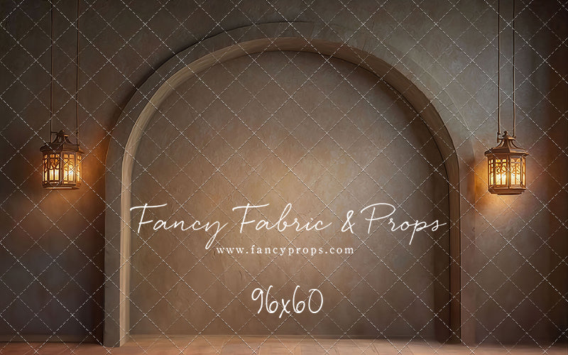 Warm Amber Alcove - With Lights - With Sweep Option