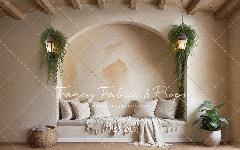 Warm Beige Comforts - Wood Floor - With Sweep Option