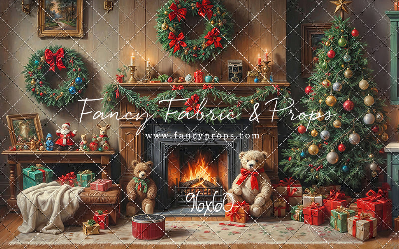 Warm Christmas Corner - With Sweep Option