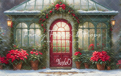 Whimsical Winter Greenhouse - With Sweep Option