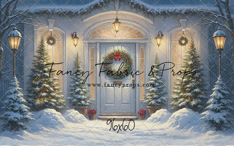 White Christmas Welcome - With Sweep Option