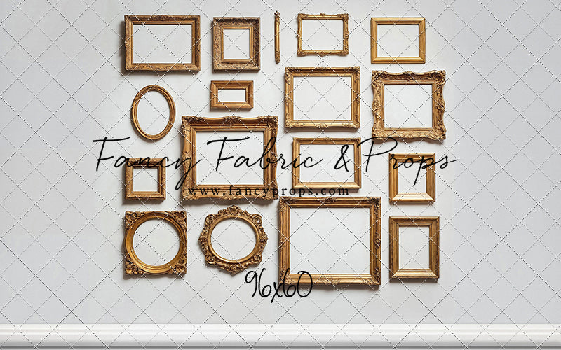 White Frame Wall - White Floor - With Sweep Option