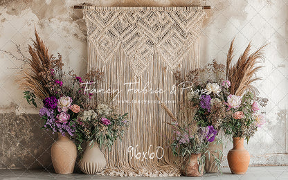 Wildflower Macrame - With Sweep Option