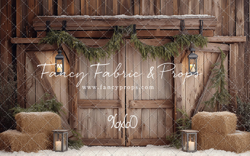 Winter Barn Entry - with Sweep Option