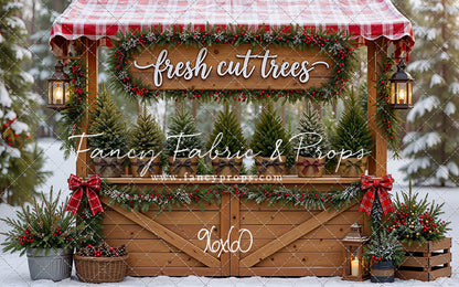 Winter Woods Tree Market - With Sweep Option