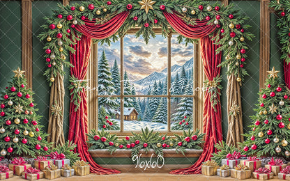 Yuletide Bloom View - with Sweep Option