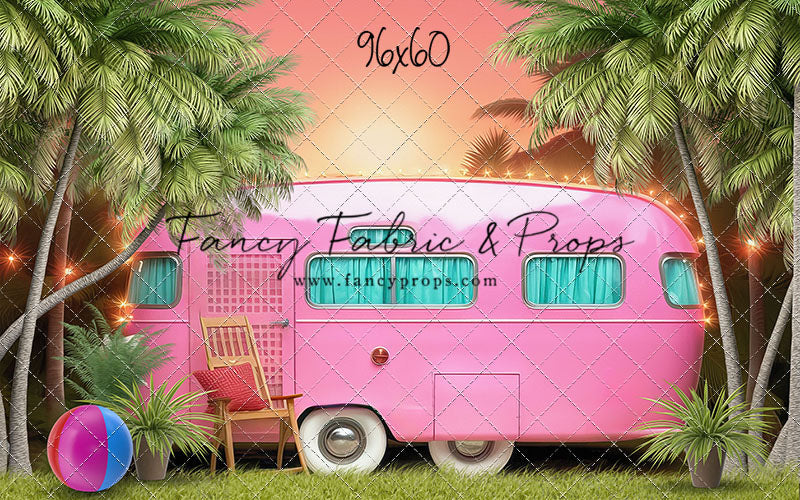 Barbie's Glamper Getaway - Grass Floor - With Sweep Option