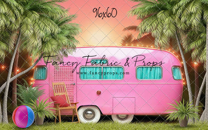 Barbie's Glamper Getaway - Grass Floor - With Sweep Option