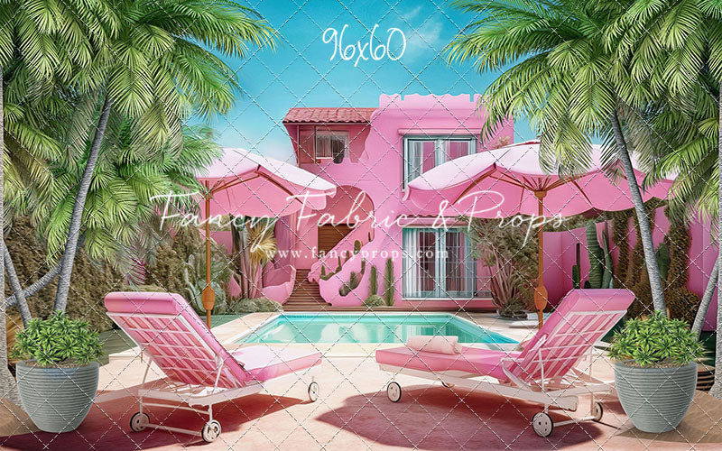 Barbie's Poolside Vacation - Pavement Floor - With Sweep Option