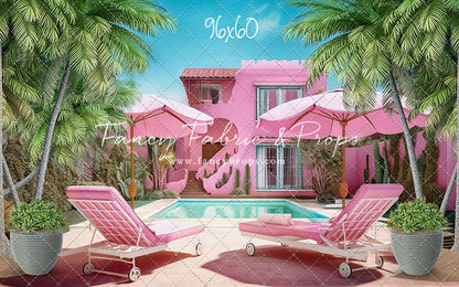 Barbie's Poolside Vacation - Pavement Floor - With Sweep Option