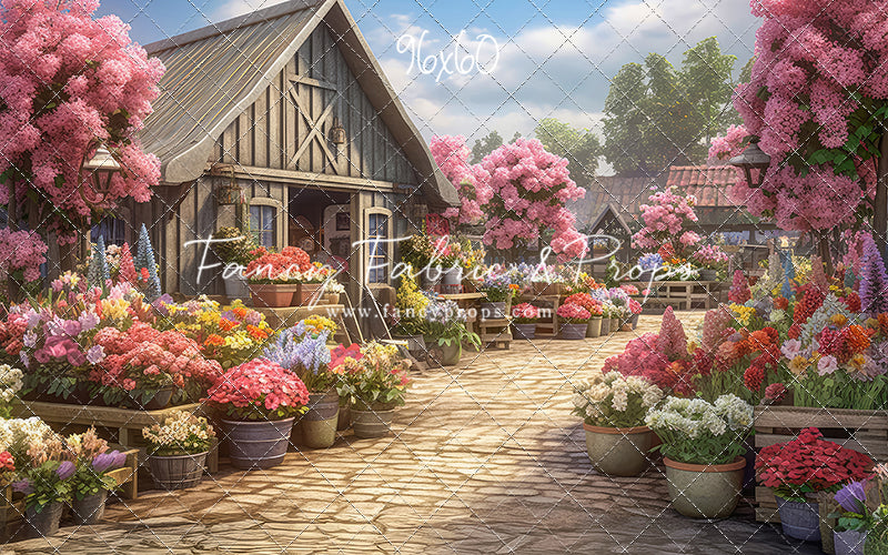 Country Flower Market Path - With Sweep Option