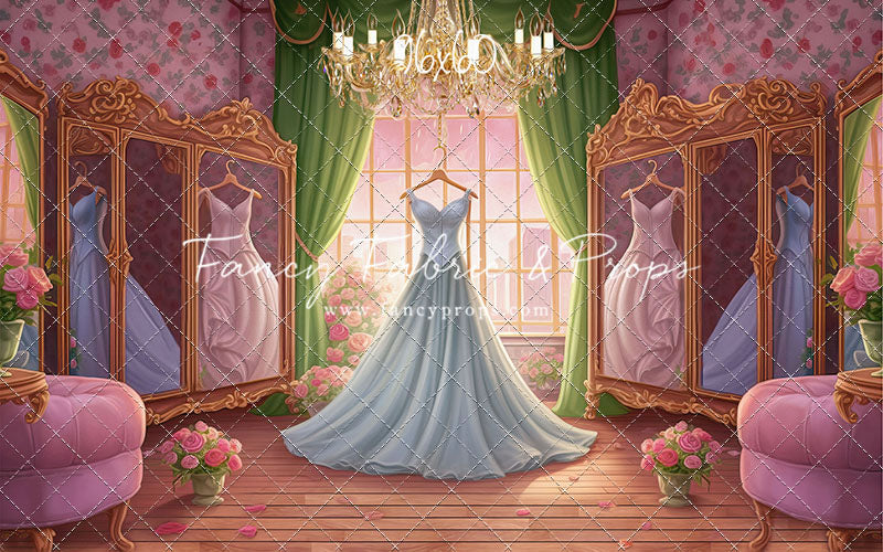 Dress Like A Princess - Ice Blue Dress - With Sweep Option