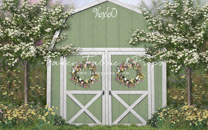 Easter Blossoms Barn - With Sweep Option