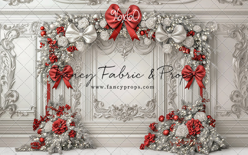 Fancy Red & White Wall - with Sweep Option