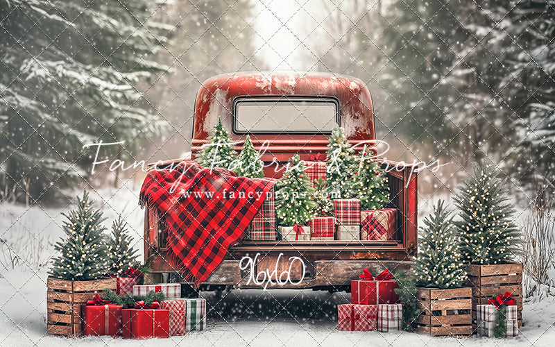 Festive Pickup Truck - with Sweep Option