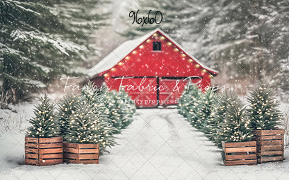 Festive Pickup Truck Farm - with Sweep Option