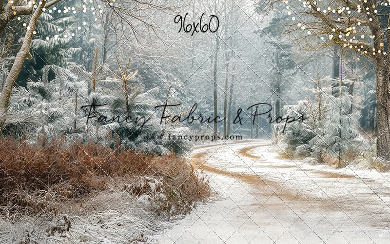 Frosted Country Path - with Sweep Option