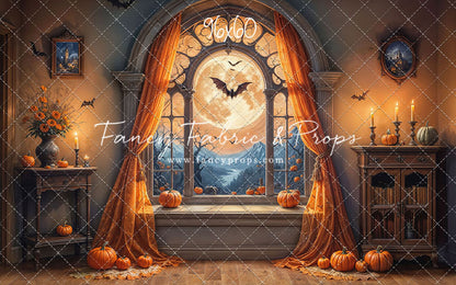 Gothic Moonlit Window - With Sweep Option