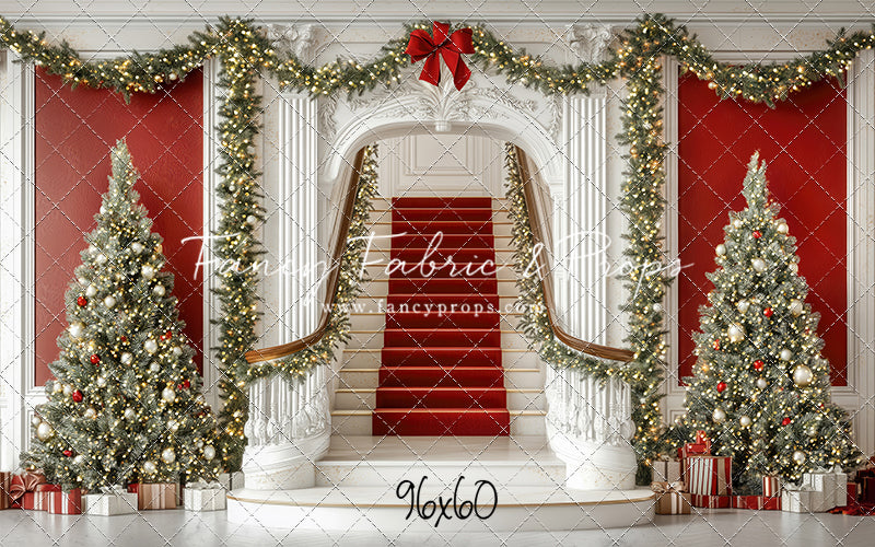 Grand Christmas Staircase - with Sweep Option