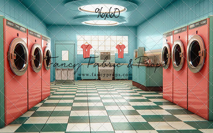 Laundry Day - Blue With Double Washers- With Sweep Option