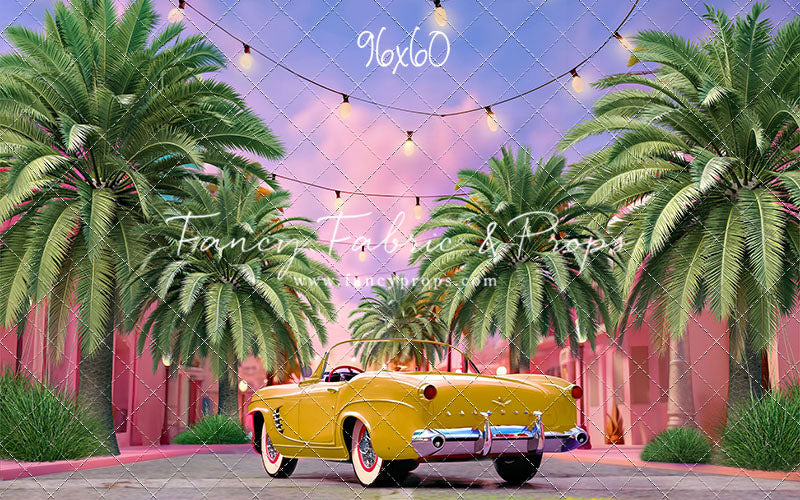 Malibu Shopping Center - Yellow Car - With Sweep Option