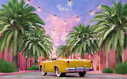 Malibu Shopping Center - Yellow Car - With Sweep Option