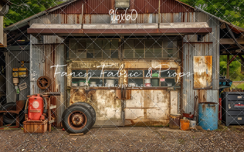 Old Rustic Garage - With Sweep Option