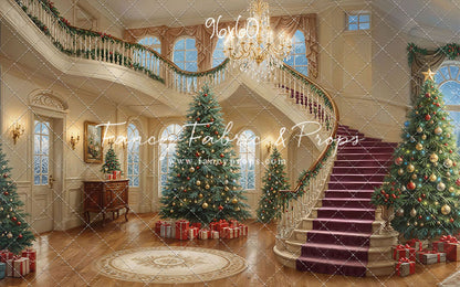 Regal Christmas Staircase - with Sweep Option