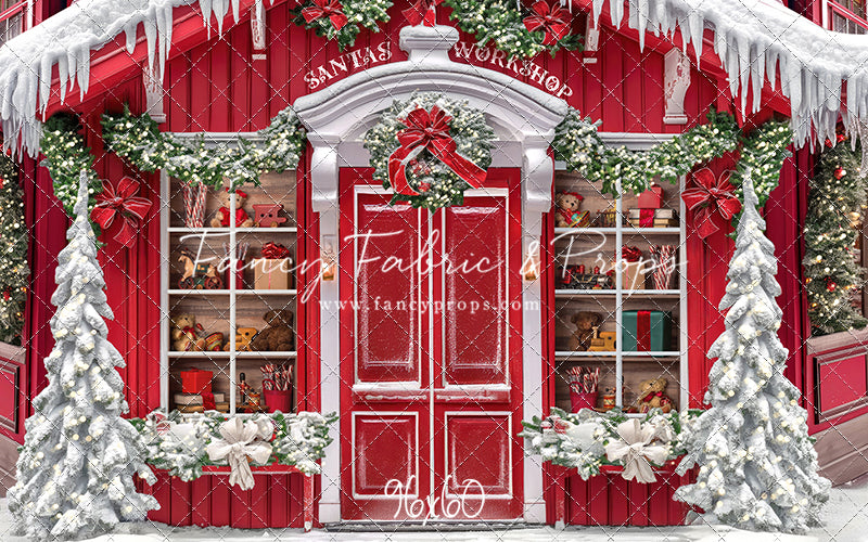 Santa's North Pole Village Workshop - With Sweep Option