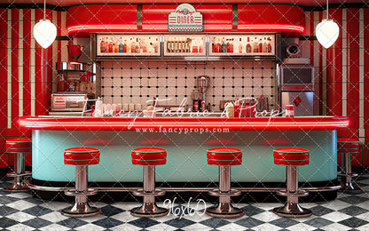 Soda Pop & Sock Hop Diner - With Sweep Option