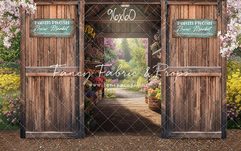 Farm Fresh Flower Barn - With Sweep Option