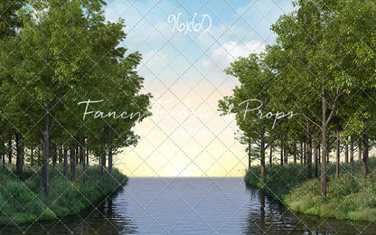 Spring at the Lake - With Sweep Option