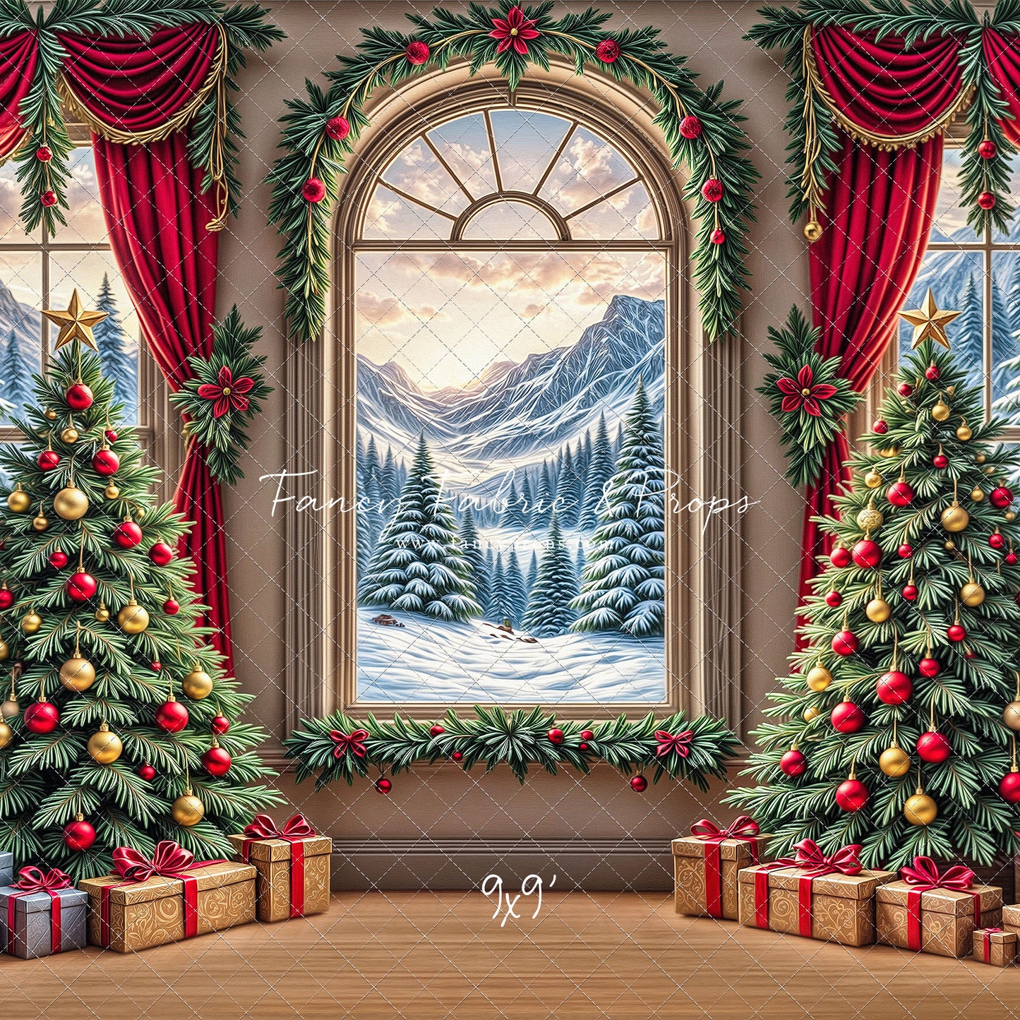 Snowfall Symphony Room - with Sweep Option