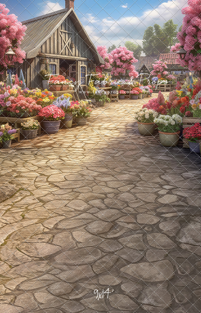 Country Flower Market Path - With Sweep Option