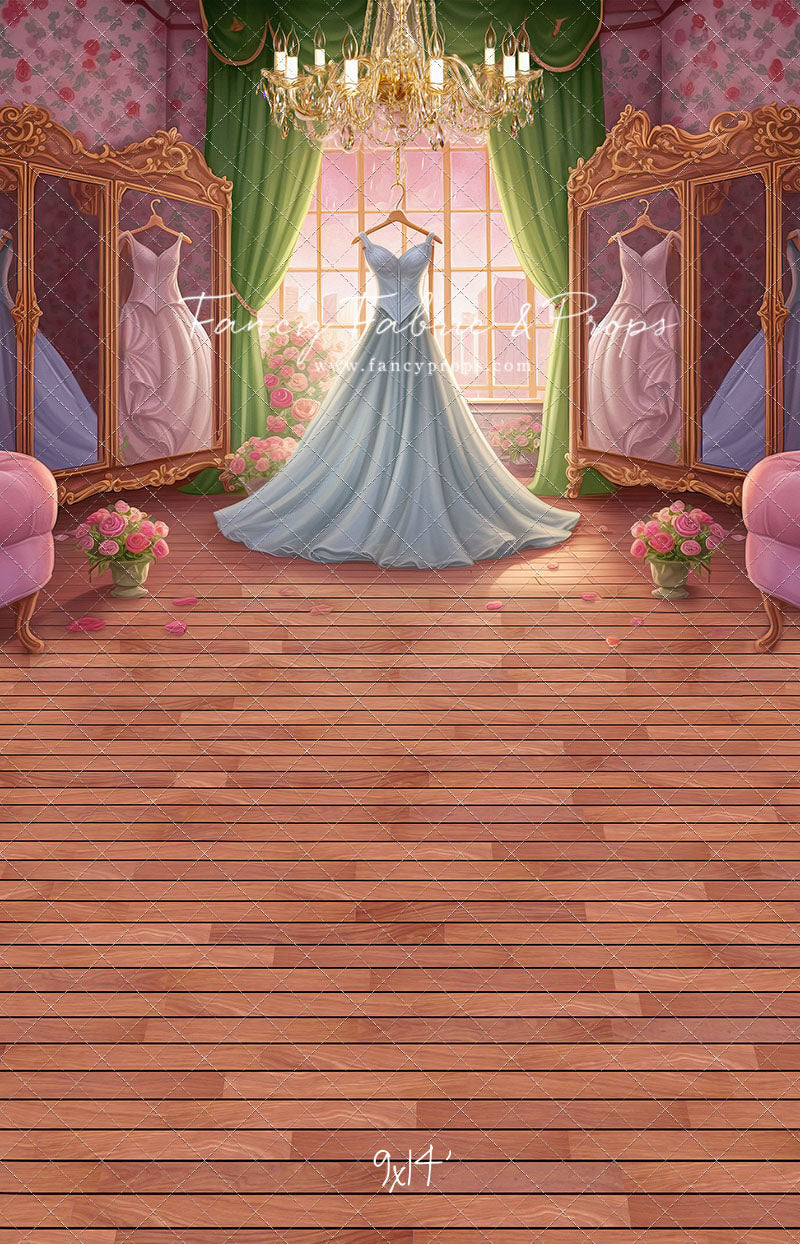 Dress Like A Princess - Ice Blue Dress - With Sweep Option