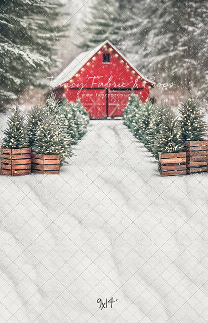 Festive Pickup Truck Farm - with Sweep Option