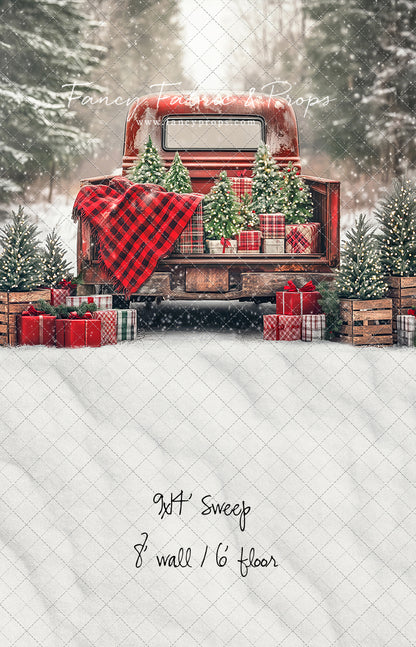 Festive Pickup Truck - with Sweep Option