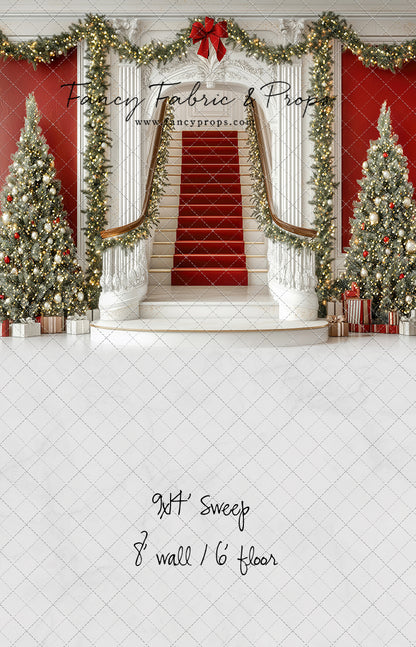 Grand Christmas Staircase - with Sweep Option
