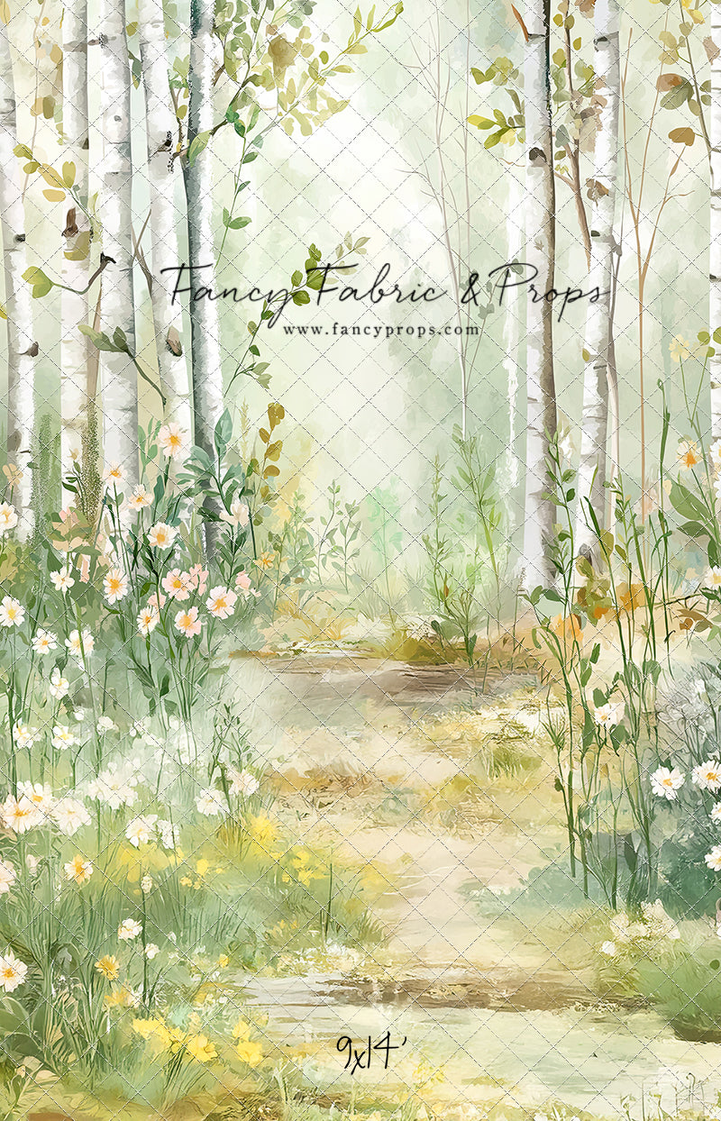 Painted Birch Forest - With Sweep Option