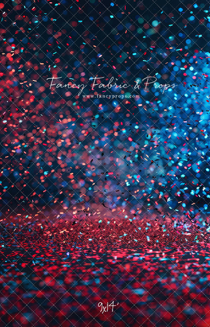 Red & Blue Stage Confetti - Sweep Sizes Only