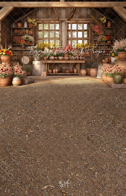 Rustic Greenhouse Blooms - With Sweep Option