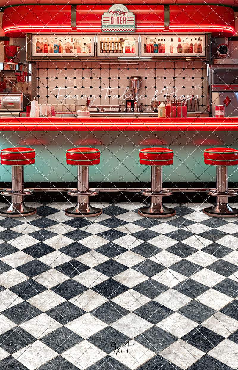 Soda Pop & Sock Hop Diner - With Sweep Option