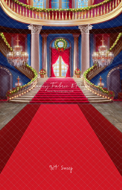 Belle's Royal Staircase -With Lights- Red Carpet - With Sweep Option