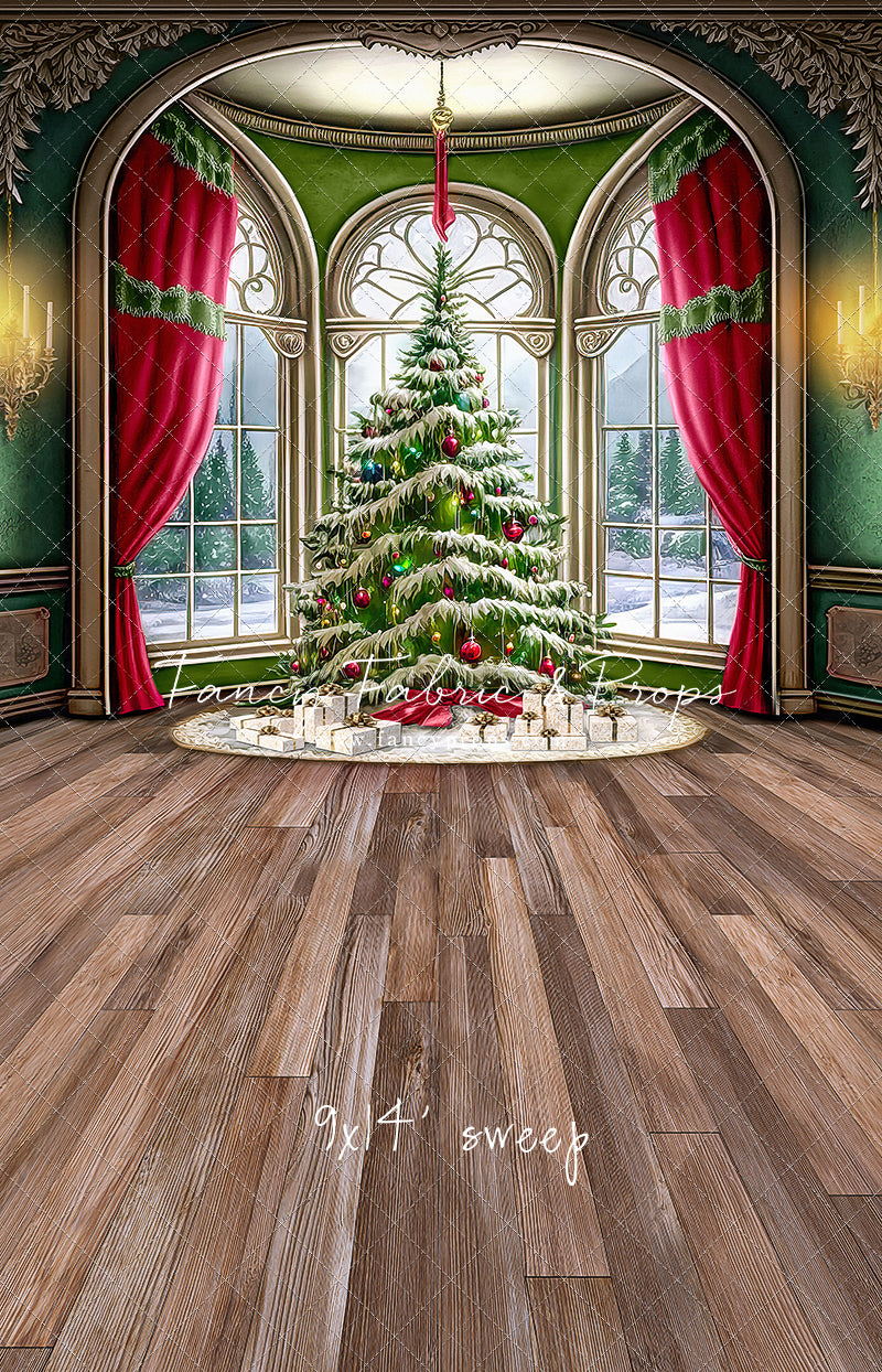 Cathedral Christmas - Wood Floor Option - with Sweep Option