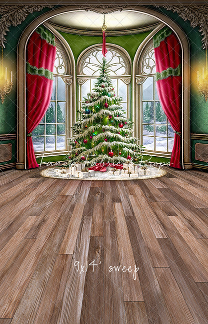 Cathedral Christmas - Wood Floor Option - with Sweep Option