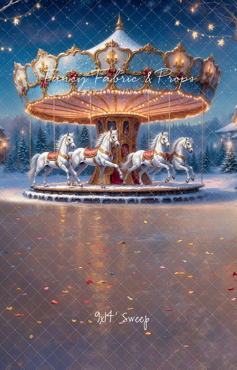 Enchanted Holiday Carousel - With Sweep Option