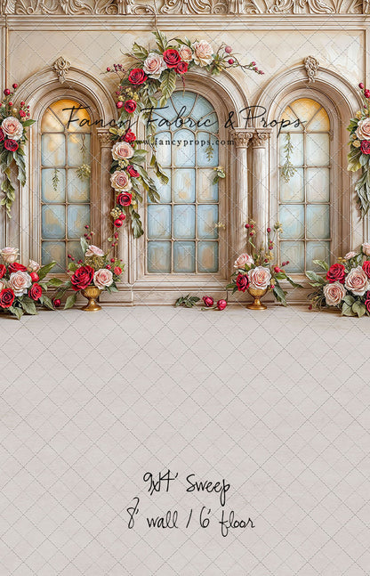 Gilded Holiday Windows - with Sweep Option