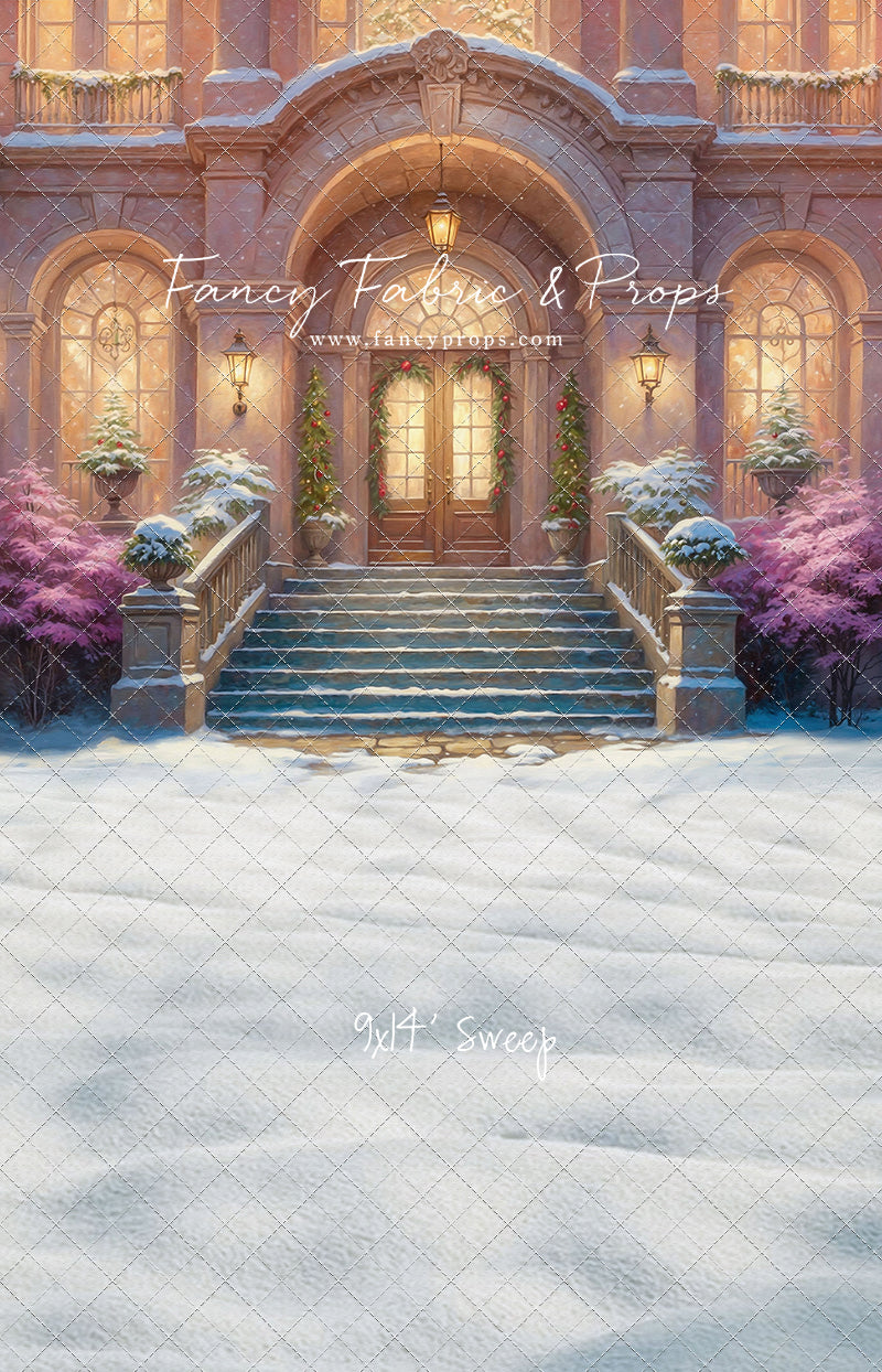 Glistening Snowy Entry - With Sweep Option